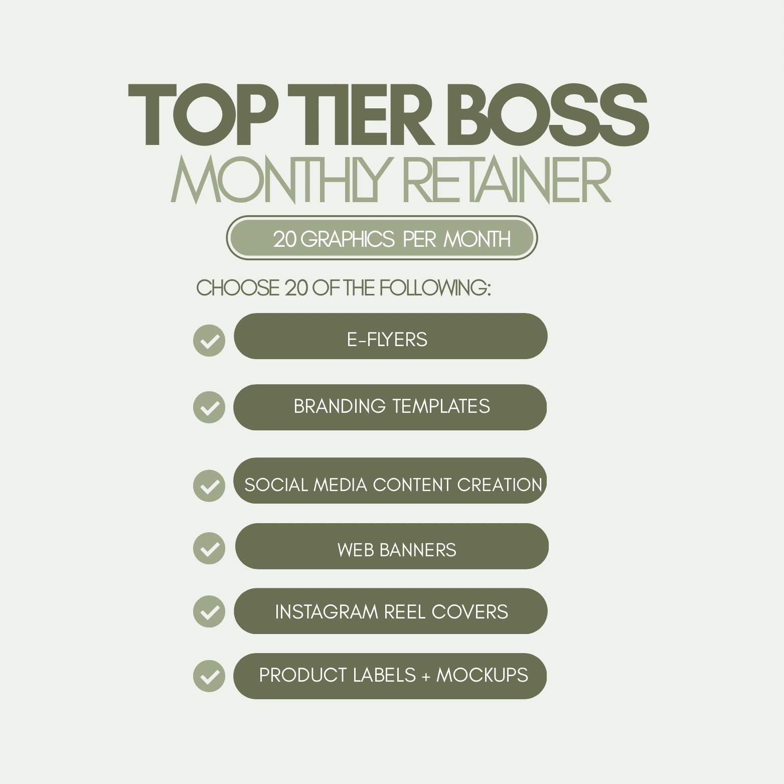 Top Tier Boss Monthly Retainer