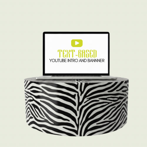 Text-Based YouTube Intro and Banner