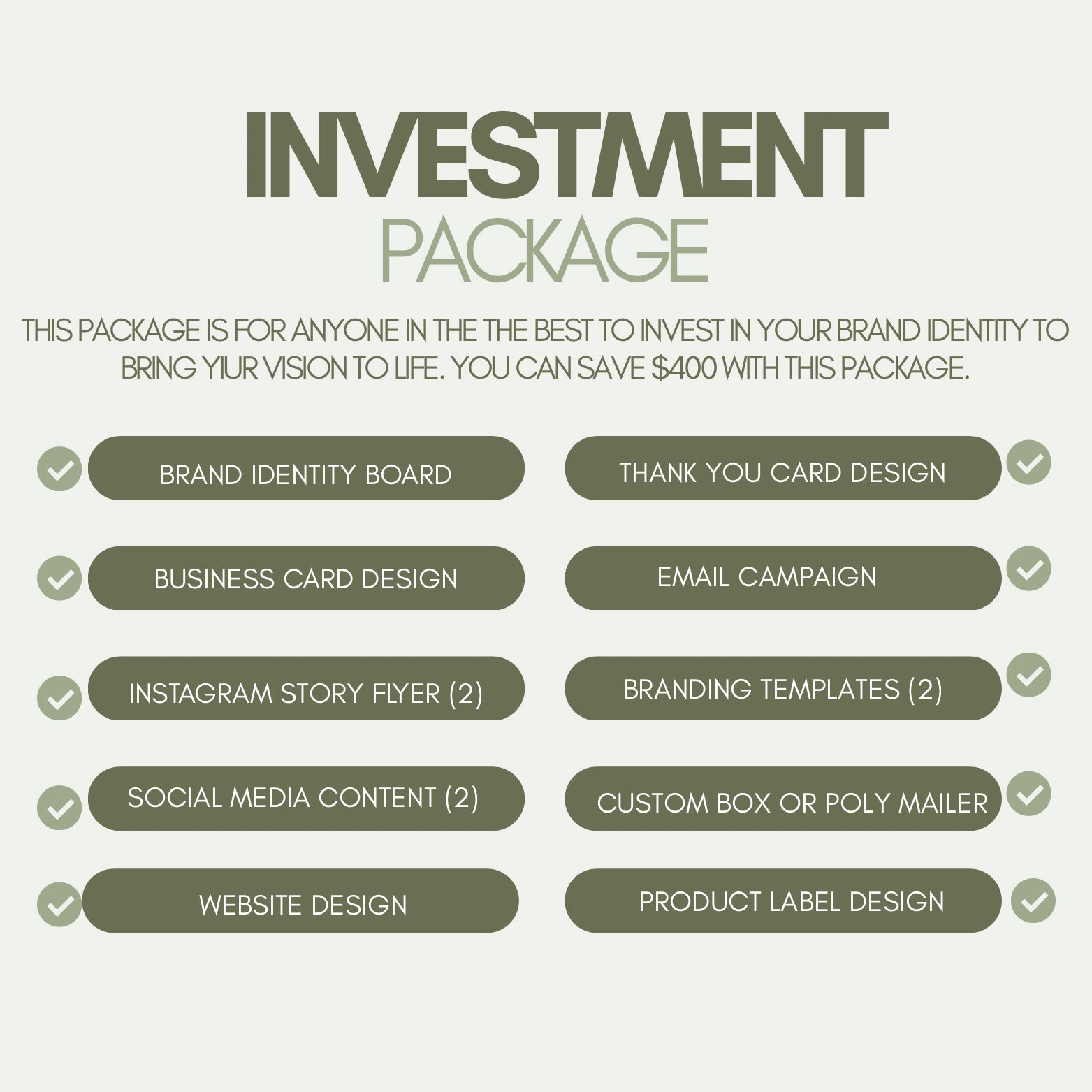 Investment Package