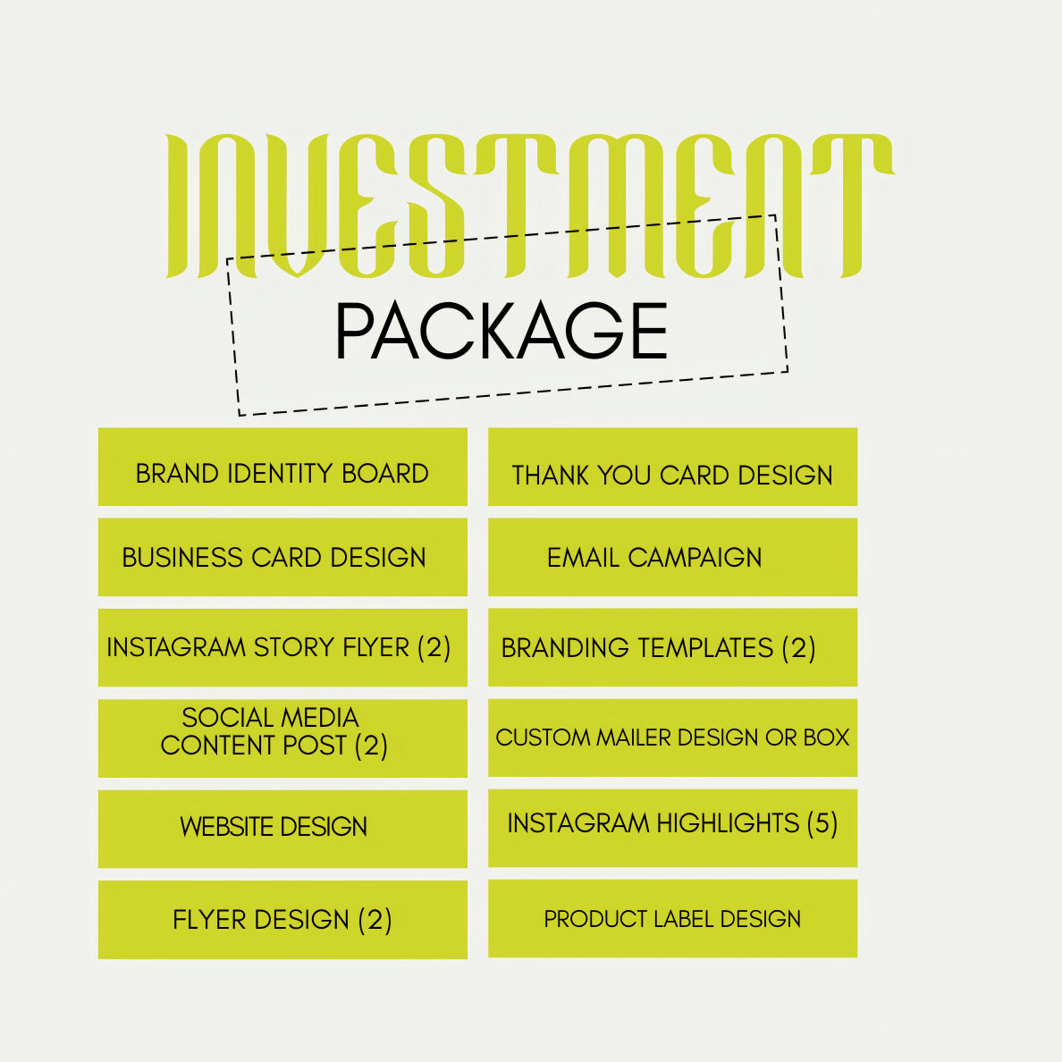 Investment Package