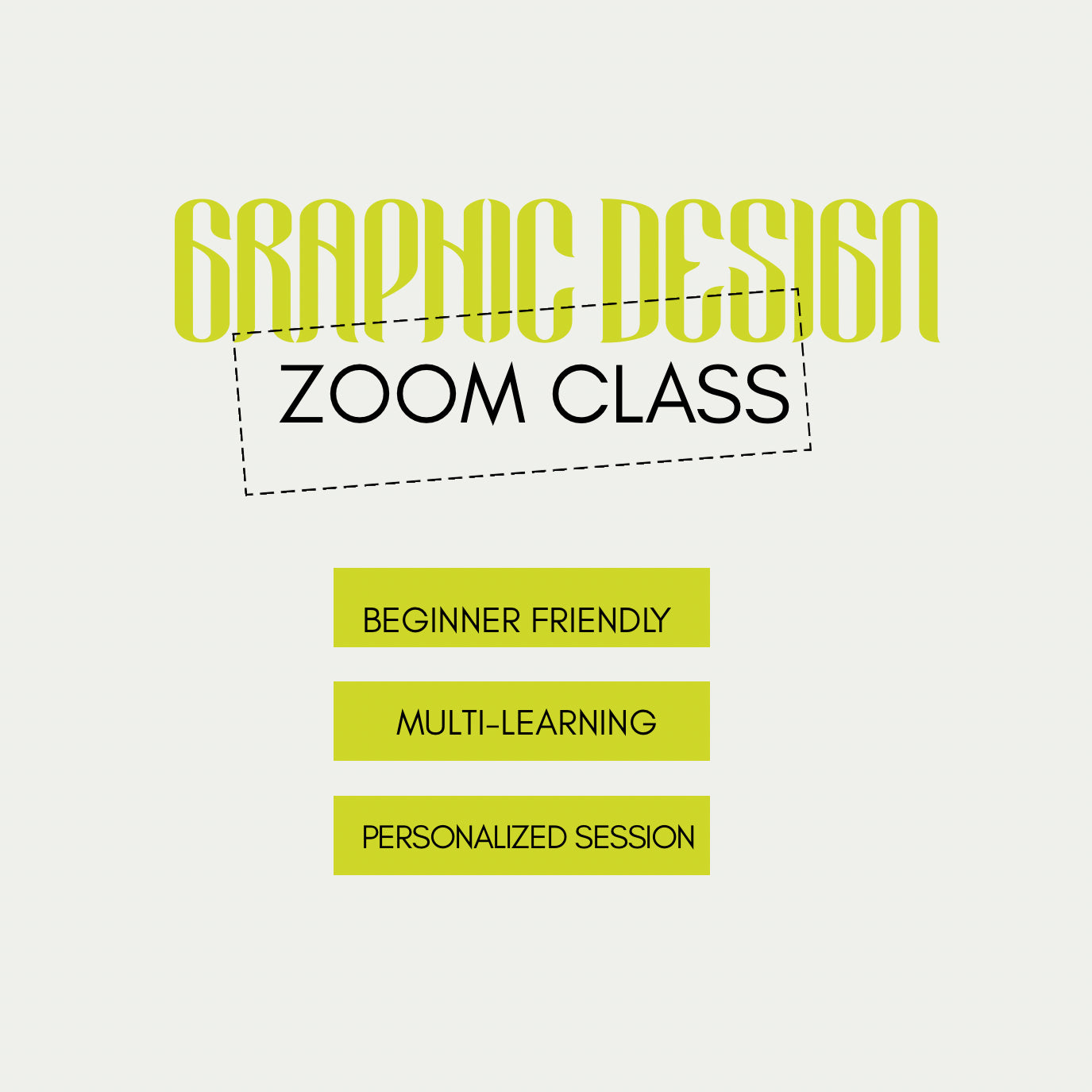 Graphic Design Zoom Class